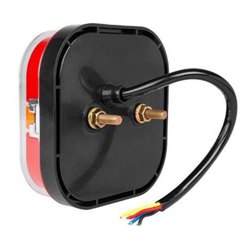 LED hátsó lámpa, jobb oldali helyzetjelző, féklámpa, irányjelző 27W, 2700lm, piros, narancssárga, fehér, IP67, Masterled