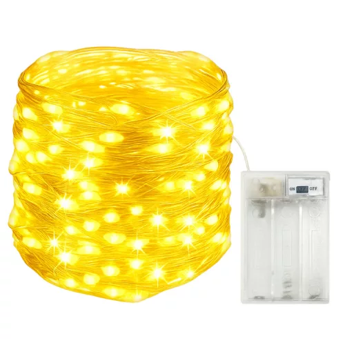 LED karácsonyi díszfüzér 2700K meleg fehér 50LED USB A 5m Masterled