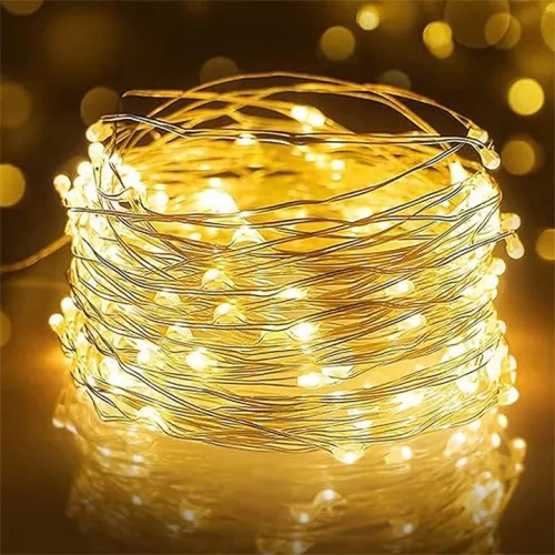 LED karácsonyi dekorációs füzér 2700K meleg fehér 100LED USB A 10m Masterled