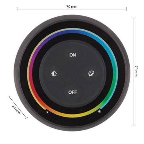 Távirányító Mono RF LED szalagokhoz Érintőképernyős S2-B Masterled Dimmerhez