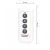 RF távirányító üveg LED lépcsővilágítás kapcsolóhoz, fehér, IP45, Masterled