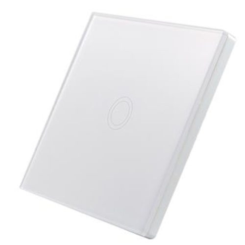 RF távirányító, felületre szerelhető, üveg LED világításkapcsolóhoz, fehér, elemes, IP45, Masterled