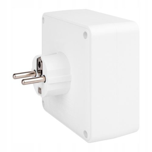 Złodziejka Modi hálózati elosztó 2x 230V + 2x USB-A 1x USB-C Fehér Masterled