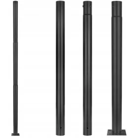   Világítóoszlop árboc utcai lámpákhoz 60 mm 3 m 15x15 cm fekete Masterled