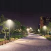 Világítóoszlop árboc utcai lámpákhoz 60 mm 3 m 15x15 cm fekete Masterled