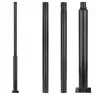 Világítóoszlop árboc utcai lámpákhoz 60 mm 3 m 20 x 20 cm fekete Masterled