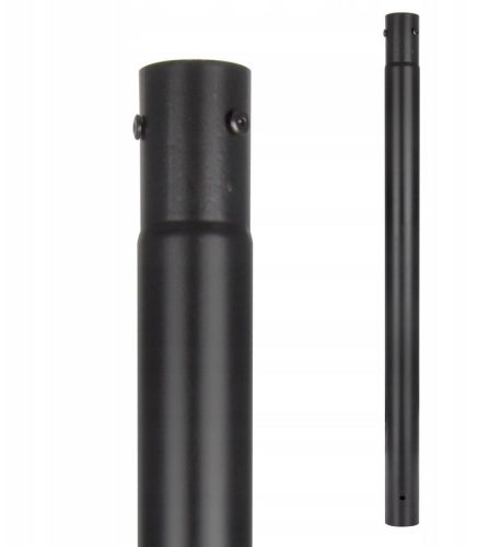 Világítóoszlop árboc utcai lámpákhoz 60 mm 3 m 20 x 20 cm fekete Masterled