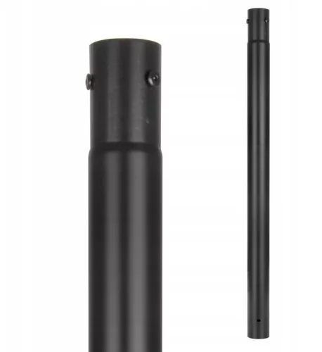 Világítóoszlop árboc utcai lámpákhoz 60 mm 3 m 20 x 20 cm fekete Masterled