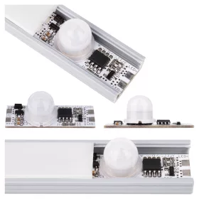   Felületre szerelhető LED profilkapcsoló PIR mozgásérzékelővel, Masterled