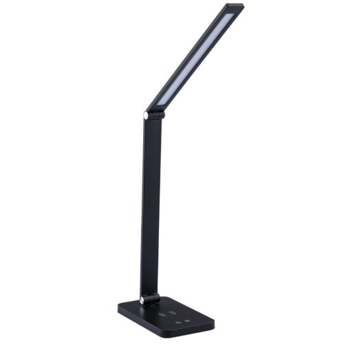 LED éjszakai asztali lámpa 7W 2700K-6000K CCT USB szabályozható érintőképernyős QI töltő