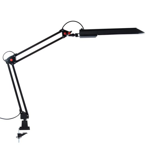 LED rajzasztali lámpa 7W 480lm 4500K 120° fekete tartóval