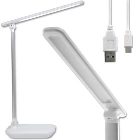   LED éjszakai asztali lámpa 5W CCT 3 az 1-ben 3000-6000K USB iskolai fehér