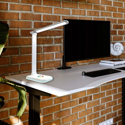 Állítható éjjeli asztali lámpa ALMA LED 12W 960lm CCT + RGB szabályozható fehér MasterLED