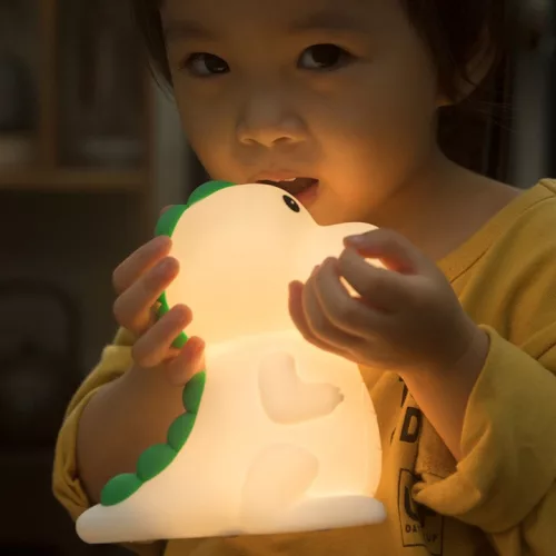 Gyerek Dekoratív Dinoszaurusz LED Éjszakai Fény 2.5W 25lm 3000K Meleg RGB 360° Fehér Masterled