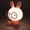 Dekoratív éjszakai lámpa RABBIT LED 5W 5000K Pink