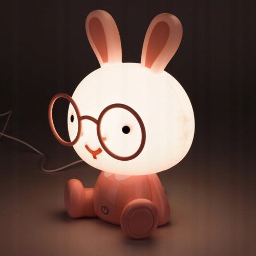 Dekoratív éjszakai lámpa RABBIT LED 5W 5000K Pink