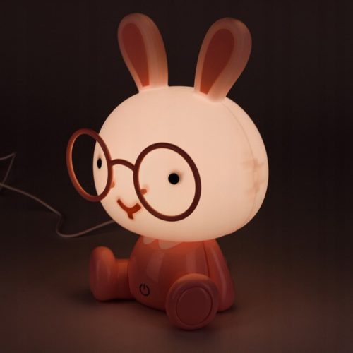Dekoratív éjszakai lámpa RABBIT LED 5W 5000K Pink