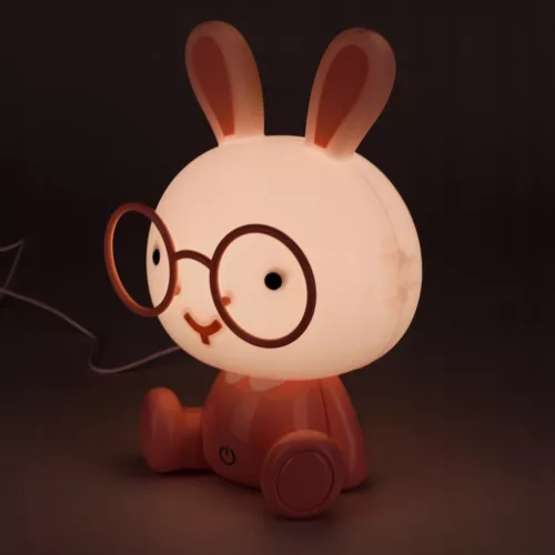 Dekoratív éjszakai lámpa RABBIT LED 5W 5000K Pink