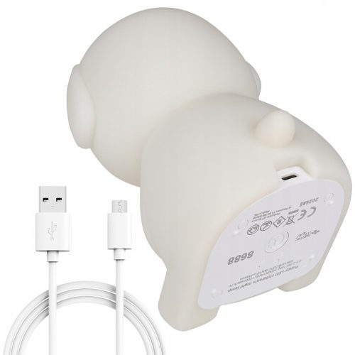 Gyerek dekoratív kutyás LED éjszakai lámpa 2,5 W 18 lm 3000 K meleg RGB 360° fehér Masterled