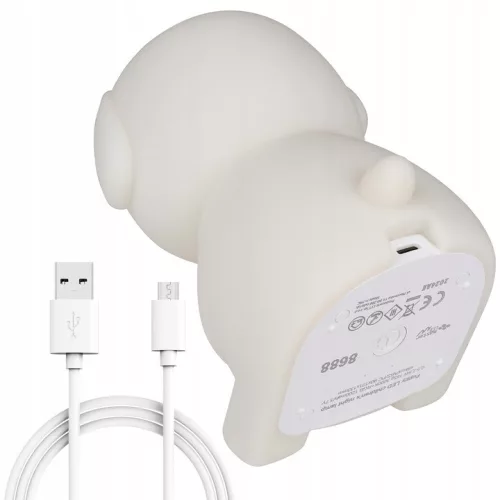 Gyerek dekoratív kutyás LED éjszakai lámpa 2,5 W 18 lm 3000 K meleg RGB 360° fehér Masterled