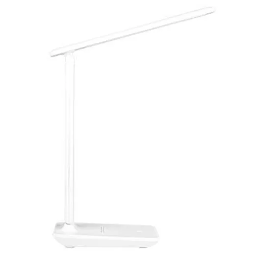 Kivo Masterled LED asztali lámpa, 5W, 400lm, 3000-4000-6500K, CCT újratölthető, iskolai éjszakai fény, szabályozható, ki/be kapcsoló, fehér