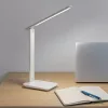 Kivo Masterled LED asztali lámpa, 5W, 400lm, 3000-4000-6500K, CCT újratölthető, iskolai éjszakai fény, szabályozható, ki/be kapcsoló, fehér