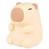 Dekoratív Capybara gyermek LED éjszakai fény 2.5W 18lm 3000K Meleg RGB 360° Barna Masterled