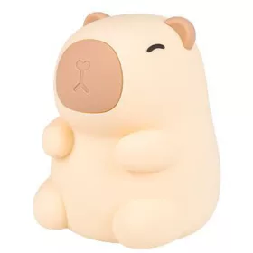  Dekoratív Capybara gyermek LED éjszakai fény 2.5W 18lm 3000K Meleg RGB 360° Barna Masterled
