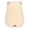 Dekoratív Capybara gyermek LED éjszakai fény 2.5W 18lm 3000K Meleg RGB 360° Barna Masterled