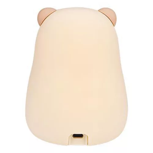 Dekoratív Capybara gyermek LED éjszakai fény 2.5W 18lm 3000K Meleg RGB 360° Barna Masterled