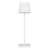 LED asztali lámpa 3W 200lm 4000K Semleges újratölthető iskolai éjszakai fény Szabályozható Be/Ki kapcsoló Fehér Solio Masterled