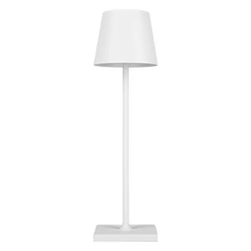 LED asztali lámpa 3W 200lm 4000K Semleges újratölthető iskolai éjszakai fény Szabályozható Be/Ki kapcsoló Fehér Solio Masterled