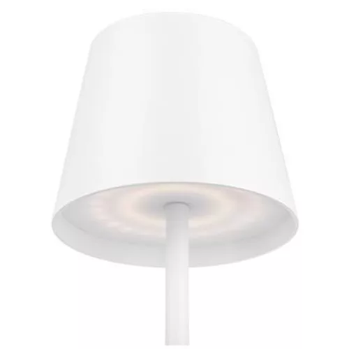 LED asztali lámpa 3W 200lm 4000K Semleges újratölthető iskolai éjszakai fény Szabályozható Be/Ki kapcsoló Fehér Solio Masterled