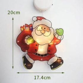 LED érem Mikulás 3xAAA 20cm 2700K LVT