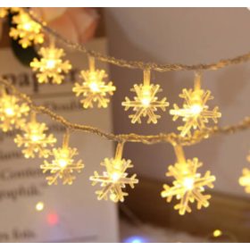 Hópehely LED lánc 20xLED 3m 2700K Karácsonyi LVT