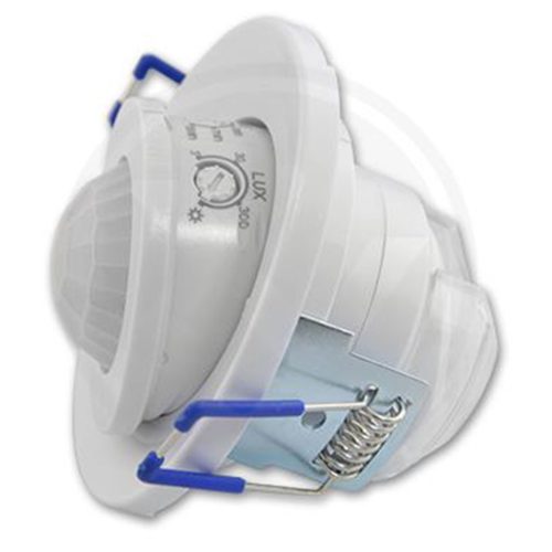 360°-ban állítható, süllyesztett PIR MOTION érzékelő