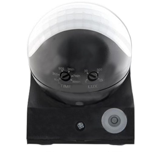 Mozgásérzékelő kültéri állítható PIR IP44 Fekete