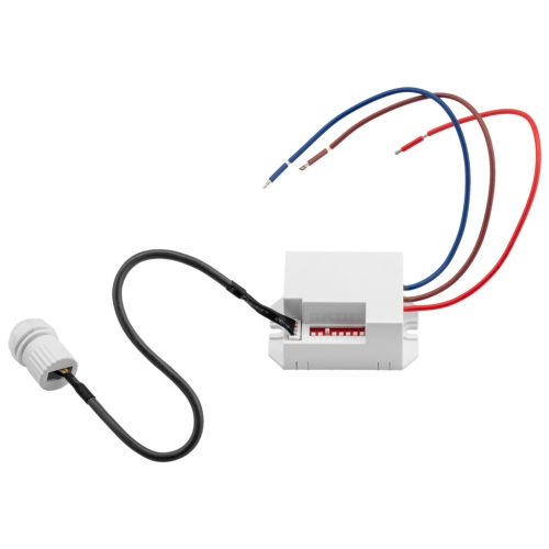 LED PIR mozgás- és szürkületérzékelő MINI kábellel