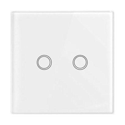 Üveg érintőkapcsoló LED dupla fehér IP54 Masterled