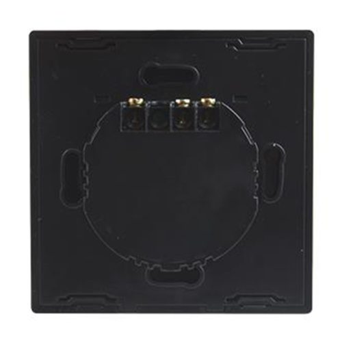 Üveg érintőkapcsoló LED dupla fekete IP54 Masterled