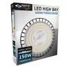 LED High Bay ipari függeszték 150W 4000/5000/6000K CCT 90° fekete IP65 Masterled