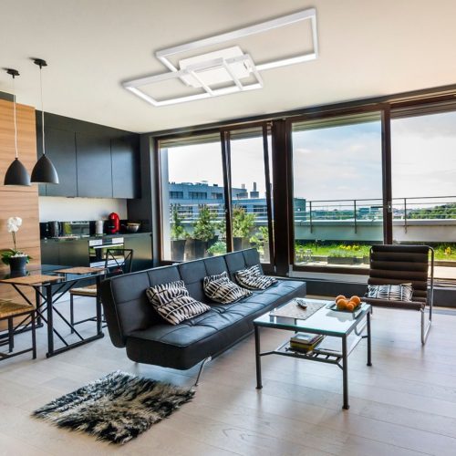 LED csillár mennyezeti lámpa 90W CCT GALAXIS VELA fehér + távirányító