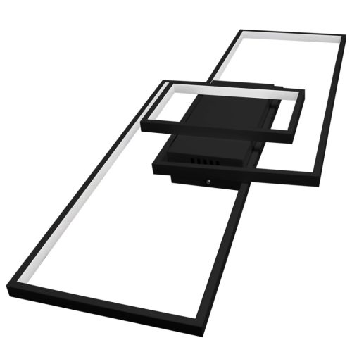 LED csillár mennyezeti lámpa 90W CCT GALAXIS VELA fekete + távirányító