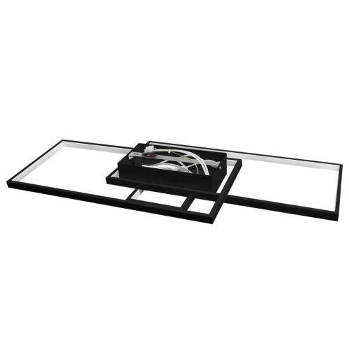 LED csillár mennyezeti lámpa 90W CCT GALAXIS VELA fekete + távirányító