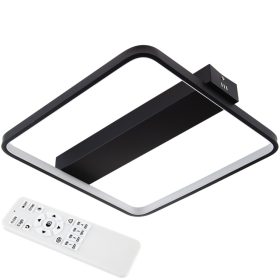   Galax LED csillár mennyezeti lámpa 40W fekete + távirányító