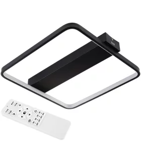   Galax LED csillár mennyezeti lámpa 40W fekete + távirányító