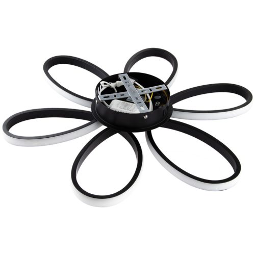 GALAXIS VIRGO LED csillár mennyezeti lámpa 72W fekete + Távirányító