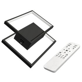   LED csillár mennyezeti lámpa 45W CCT GALAXIS POLARIS fekete + távirányító