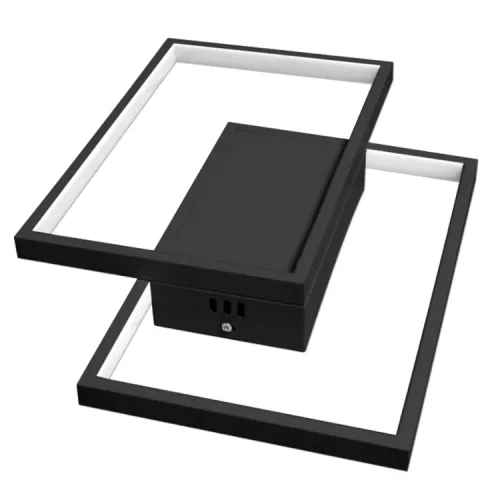 LED csillár mennyezeti lámpa 45W CCT GALAXIS POLARIS fekete + távirányító