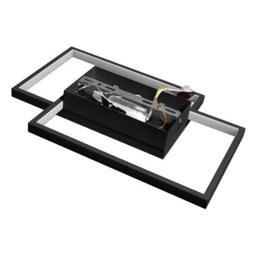 LED csillár mennyezeti lámpa 45W CCT GALAXIS POLARIS fekete + távirányító